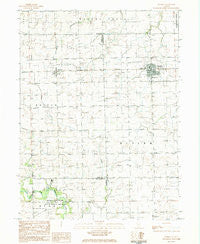 Rankin Illinois Historical topographic map, 1:24000 scale, 7.5 X 7.5 Minute, Year 1984