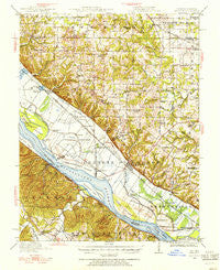 Renault Illinois Historical topographic map, 1:62500 scale, 15 X 15 Minute, Year 1940