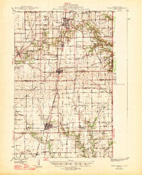 Ridge Farm Illinois Historical topographic map, 1:62500 scale, 15 X 15 Minute, Year 1947