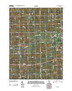 Ridott Illinois Historical topographic map, 1:24000 scale, 7.5 X 7.5 Minute, Year 2012