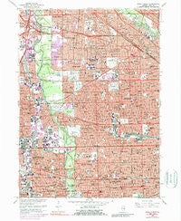 River Forest Illinois Historical topographic map, 1:24000 scale, 7.5 X 7.5 Minute, Year 1963