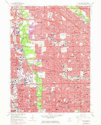 River Forest Illinois Historical topographic map, 1:24000 scale, 7.5 X 7.5 Minute, Year 1963