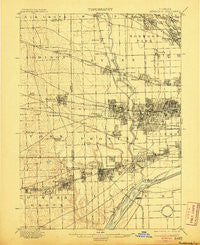 Riverside Illinois Historical topographic map, 1:62500 scale, 15 X 15 Minute, Year 1901