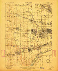 Riverside Illinois Historical topographic map, 1:62500 scale, 15 X 15 Minute, Year 1901