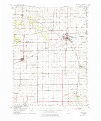 Rochelle Illinois Historical topographic map, 1:62500 scale, 15 X 15 Minute, Year 1952