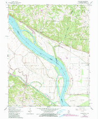 Rockwood Illinois Historical topographic map, 1:24000 scale, 7.5 X 7.5 Minute, Year 1968