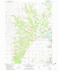 Rome Illinois Historical topographic map, 1:24000 scale, 7.5 X 7.5 Minute, Year 1982