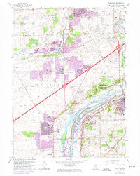 Romeoville Illinois Historical topographic map, 1:24000 scale, 7.5 X 7.5 Minute, Year 1962
