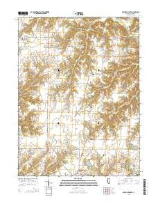 Rushville North Illinois Current topographic map, 1:24000 scale, 7.5 X 7.5 Minute, Year 2015