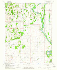 Russellville Illinois Historical topographic map, 1:24000 scale, 7.5 X 7.5 Minute, Year 1964