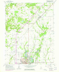 Salem North Illinois Historical topographic map, 1:24000 scale, 7.5 X 7.5 Minute, Year 1965
