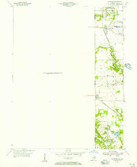 Sandford Indiana Historical topographic map, 1:24000 scale, 7.5 X 7.5 Minute, Year 1950