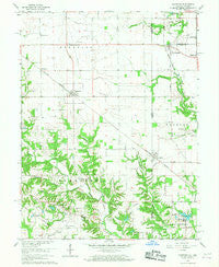 Sandford Indiana Historical topographic map, 1:24000 scale, 7.5 X 7.5 Minute, Year 1966