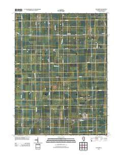 Saunemin Illinois Historical topographic map, 1:24000 scale, 7.5 X 7.5 Minute, Year 2012
