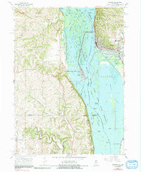 Savanna Illinois Historical topographic map, 1:24000 scale, 7.5 X 7.5 Minute, Year 1967