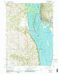 Savanna Illinois Historical topographic map, 1:24000 scale, 7.5 X 7.5 Minute, Year 1967