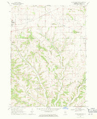 Scales Mound East Illinois Historical topographic map, 1:24000 scale, 7.5 X 7.5 Minute, Year 1968