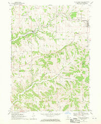 Scales Mound West Illinois Historical topographic map, 1:24000 scale, 7.5 X 7.5 Minute, Year 1968