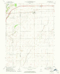 Seymour Illinois Historical topographic map, 1:24000 scale, 7.5 X 7.5 Minute, Year 1970