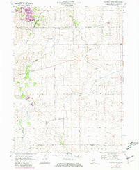 Shabbona Grove Illinois Historical topographic map, 1:24000 scale, 7.5 X 7.5 Minute, Year 1971
