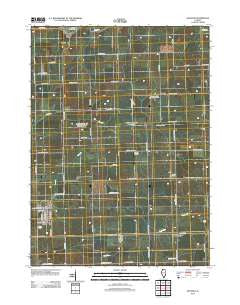 Shannon Illinois Historical topographic map, 1:24000 scale, 7.5 X 7.5 Minute, Year 2012