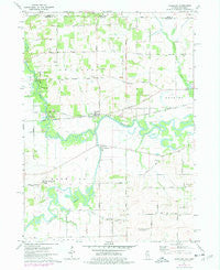 Shirland Illinois Historical topographic map, 1:24000 scale, 7.5 X 7.5 Minute, Year 1971