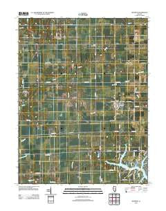 Shumway Illinois Historical topographic map, 1:24000 scale, 7.5 X 7.5 Minute, Year 2012