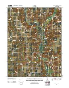 Sorento North Illinois Historical topographic map, 1:24000 scale, 7.5 X 7.5 Minute, Year 2012