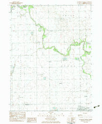 Southeast Pontiac Illinois Historical topographic map, 1:24000 scale, 7.5 X 7.5 Minute, Year 1983