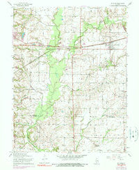 St. Jacob Illinois Historical topographic map, 1:24000 scale, 7.5 X 7.5 Minute, Year 1954