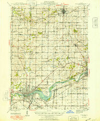 Sterling Illinois Historical topographic map, 1:62500 scale, 15 X 15 Minute, Year 1948