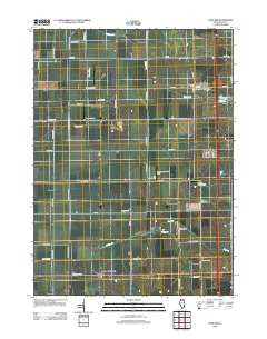 Steward Illinois Historical topographic map, 1:24000 scale, 7.5 X 7.5 Minute, Year 2012