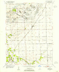Symerton Illinois Historical topographic map, 1:24000 scale, 7.5 X 7.5 Minute, Year 1953