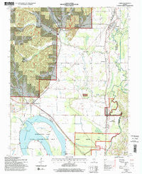Tamms Illinois Historical topographic map, 1:24000 scale, 7.5 X 7.5 Minute, Year 1996
