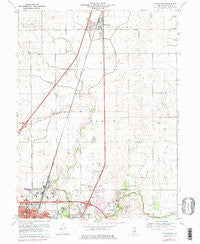 Thomasboro Illinois Historical topographic map, 1:24000 scale, 7.5 X 7.5 Minute, Year 1970
