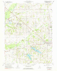 Thompsonville Illinois Historical topographic map, 1:24000 scale, 7.5 X 7.5 Minute, Year 1963