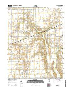 Tower Hill Illinois Current topographic map, 1:24000 scale, 7.5 X 7.5 Minute, Year 2015