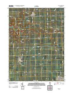 Varna Illinois Historical topographic map, 1:24000 scale, 7.5 X 7.5 Minute, Year 2012
