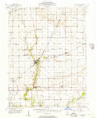 Villa Grove Illinois Historical topographic map, 1:62500 scale, 15 X 15 Minute, Year 1956