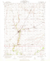 Villa Grove Illinois Historical topographic map, 1:62500 scale, 15 X 15 Minute, Year 1956