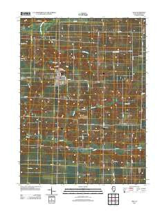 Viola Illinois Historical topographic map, 1:24000 scale, 7.5 X 7.5 Minute, Year 2012