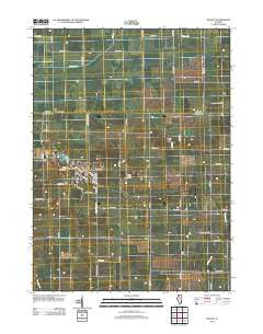 Walnut Illinois Historical topographic map, 1:24000 scale, 7.5 X 7.5 Minute, Year 2012
