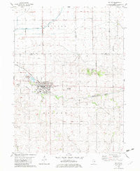 Walnut Illinois Historical topographic map, 1:24000 scale, 7.5 X 7.5 Minute, Year 1982