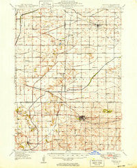 Walnut Illinois Historical topographic map, 1:62500 scale, 15 X 15 Minute, Year 1949