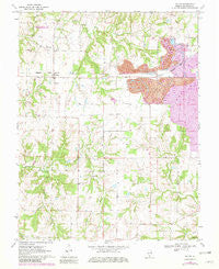 Walsh Illinois Historical topographic map, 1:24000 scale, 7.5 X 7.5 Minute, Year 1970