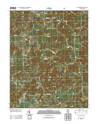 Waltersburg Illinois Historical topographic map, 1:24000 scale, 7.5 X 7.5 Minute, Year 2012