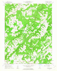Waltersburg Illinois Historical topographic map, 1:24000 scale, 7.5 X 7.5 Minute, Year 1962