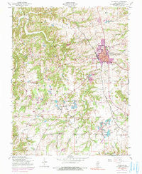 Waterloo Illinois Historical topographic map, 1:24000 scale, 7.5 X 7.5 Minute, Year 1954
