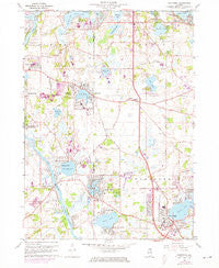 Wauconda Illinois Historical topographic map, 1:24000 scale, 7.5 X 7.5 Minute, Year 1960