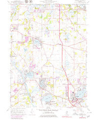 Wauconda Illinois Historical topographic map, 1:24000 scale, 7.5 X 7.5 Minute, Year 1960
